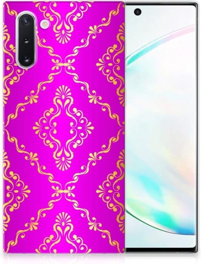 Siliconen Hoesje Samsung Galaxy Note 10 Barok Roze