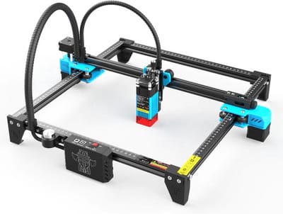 DW4Trading Cnc Laser Graveermachine 40W - Uitsnijder - Graveren - 30x30 cm - Power 5500mw Laser Zwart