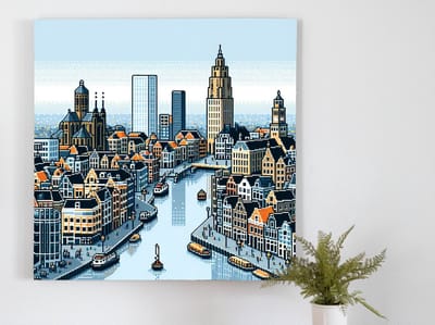Kunstprint | Wanddecoratie | Dibond | 30 × 30 cm