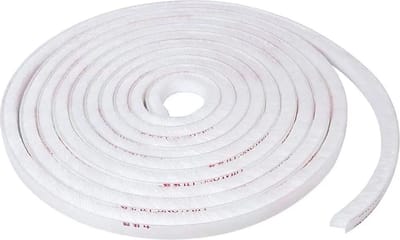 WiseGoods Premium Tochtstrip 5M - Tocht Strip - Tochtstrips - Tochtband - Tochtborstel - Deurborstel - Afdichtingstape - Wit 9x9mm