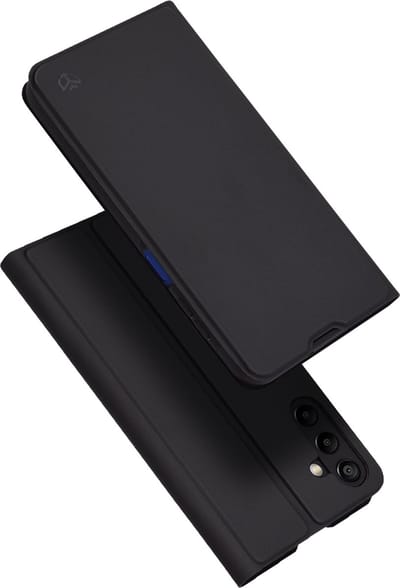 Hoesje geschikt voor Samsung Galaxy A15 4G/5G - Techsuit Magskin Book Wallet Case - Zwart