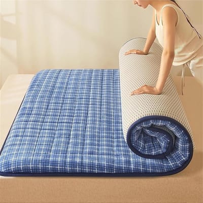 Japanse Matras - Vloermatras Futon - Comfortabel Slapen - 6 cm Dik Schuim - 90x200cm - Kleur 5