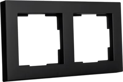 ION Industries - Afdekraam V1 - 2-voudig - verticaal/horizontaal - 156 x 85 x 11 mm - mat zwart