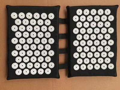 Acupressuurmat voor voeten en rug - Massagemat met 110 ABS-punten - Ontspanning en verlichting bij spierspanning, nekpijn - Wasbaar en duurzaam