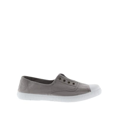 Damesschoenen met vetersluiting Victoria 1915 anglaise toile lavée