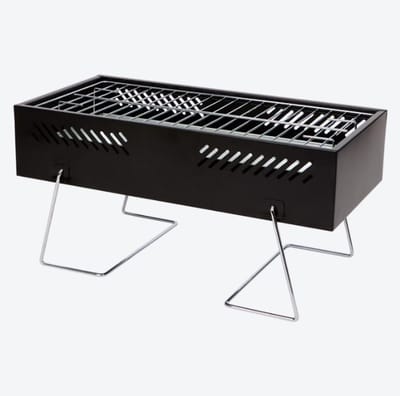 Provento | Picknick BBQ | Compact en Draagbaar | Zomer Barbeque | Voor Extra Gezelligheid | Geschikt voor Onderweg, Park, Tuin, Balkon, op Tafel