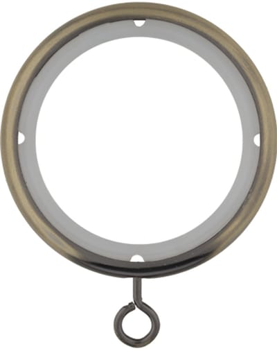 Gordijnringen met kunststof binnenring – Ø45mm – 10 stuks – brons