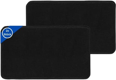 Famanu – Badkamerteppich - Badkamer Vloerkleden antislip wasbaar - Hoogwaardige Badmat & Badkleed - Badmat als Set te combineren - Vloerkleed Badkamer Groen 50 x 80 cm