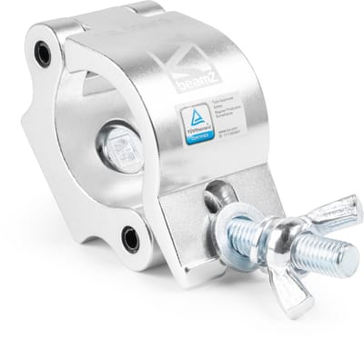 BeamZ BC50-500 Half coupler slimline - 500 kg draagvermogen - Aluminium