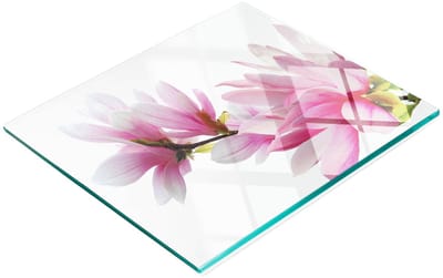 Magnolia Multifunctionele Decoratieve Keukenplank van Gehard Staal 60x52 cm