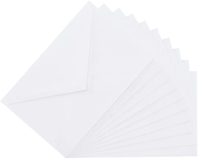 ENV-004 - Nellie's Choice -10 enveloppen ronde punt - 11,4 x 17,6cm Wit - envelop