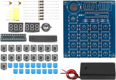 Rekenmachine Bouwpakket - Elektronica Project - Praktische Oefening - 6 Cijfers Precisie - 10 x 10 x 5 cm
