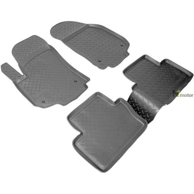 Tapis De Sol En Caoutchouc TPE - NORM Liners - Opel Zafira B - Antidérapant - Résistant - Facile à nettoyer noir