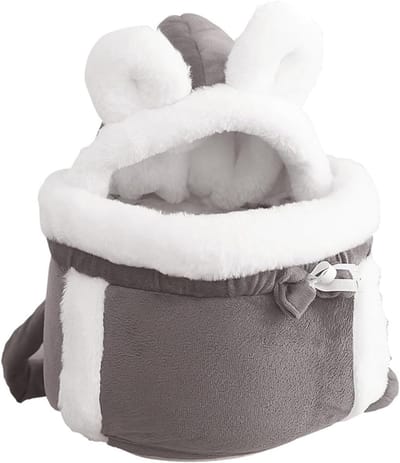 Katten Draagzak Voor - Comfortabele Sling met Verstelbare Sluiting - 2 Opbergzakken voor Snoep en Spullen - Zacht Reisdrager voor Binnen en Buiten