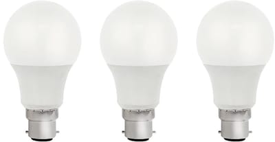VITO LED Lamp A60 B22 - 9W (vervangt 60W) - 801lm - 4000K - 220-240V - Ø50mm - Energiezuinig - 3 stuks
