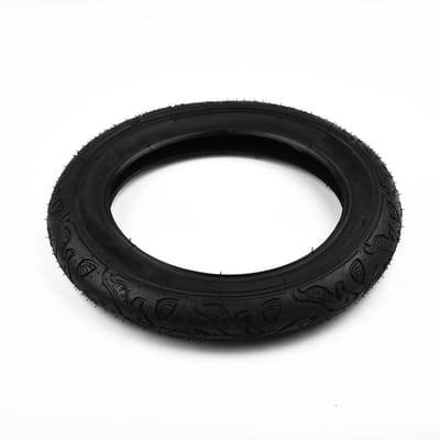 Fietsband en slang - Reserveonderdelen - Kinderfiets onderhoud - Hoogwaardig rubber - 12 inch - Zwart