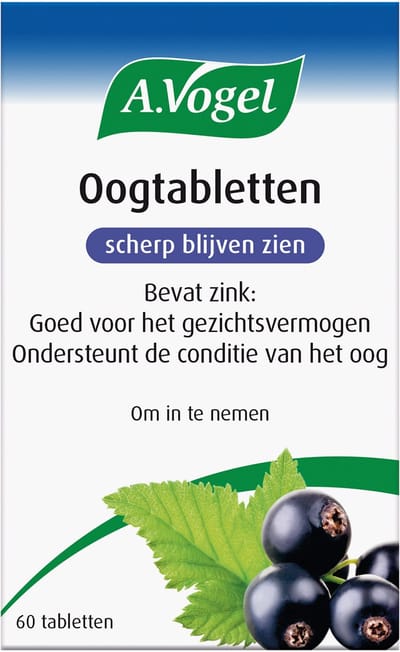 A.Vogel Oogtabletten tabletten - Helpt om scherp te blijven zien - 60 st
