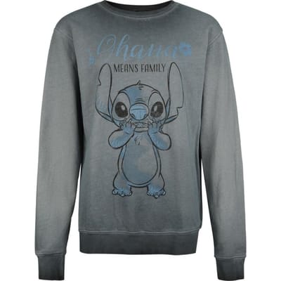 Lilo & Stitch - Disney Sweatshirts - Ohana - S tot XL - voor Vrouwen - blauw