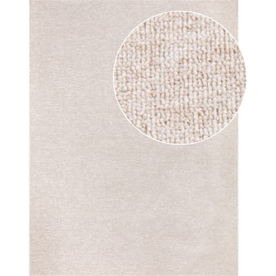 Vlakgeweven tapijt Barca crème 80x150 cm