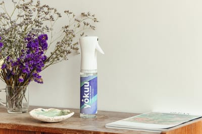 YOKUU - Probiotische Luchtverfrisser - Fles + 3 Pearls - Lavendel & Rozemarijn - Vrij van Schadelijke Chemicaliën