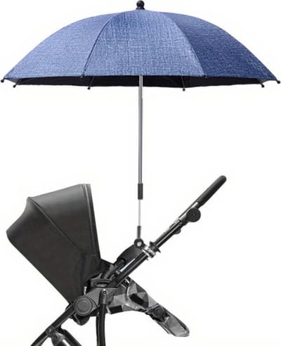 Livano Strandparaplu - Extra Sterke Parasol - Winddicht Paraplu - Strand - Outdoor - UV Bescherming - Blauw