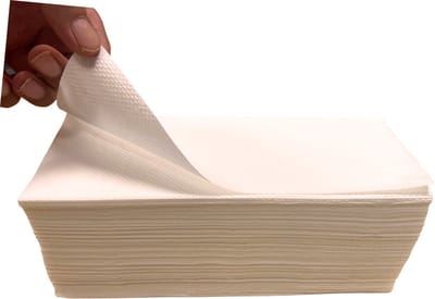 Premium - Handdoekpapier Z-vouw hoogwit - 2-laags - Servetten - 21x24 cm - 3200 vel per doos - 20 pakken per doos - dispenser geschikt- wegwerphanddoeken - wegwerppapier