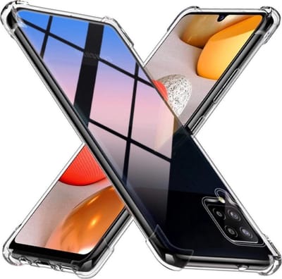 LuxeBass Hoesje geschikt voor Samsung Galaxy A42 Anti-Shock transparant hoesje silicone
