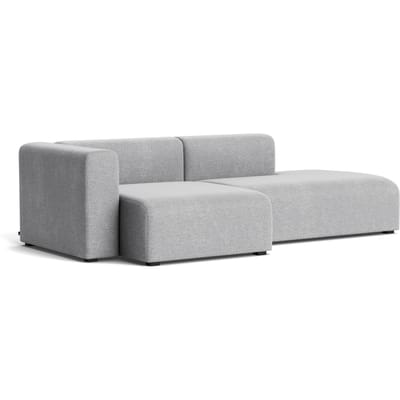 HAY Mags 2,5-zitsbank combinatie 3 links - Kvadrat Hallingdal 130 - grijs gevlekt