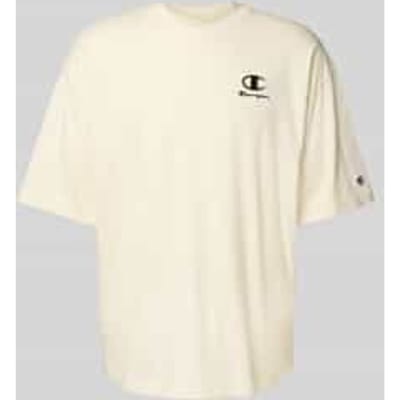 Relaxed fit T-shirt met labelstitching