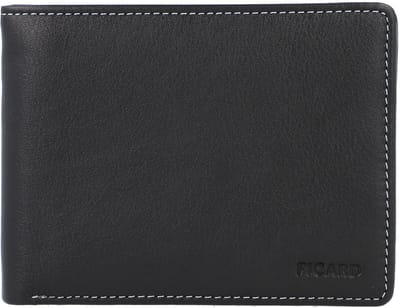 Picard Diego portemonnee leer 12,5 cm - Jongens - Horizontaal - schwarz