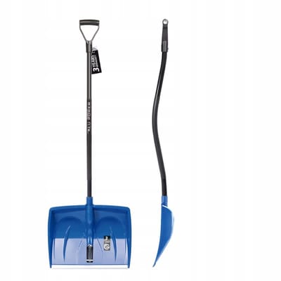 Ergonomische sneeuwschop met stalen steel, 50cm breed