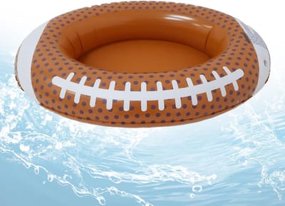 Opblaasbare IJskoeler - Drijvende Drinkemmer - Feestelijke Bijeenkomsten - Robuust Waterdicht Materiaal - 64 x 64 cm - Sportbal Thema