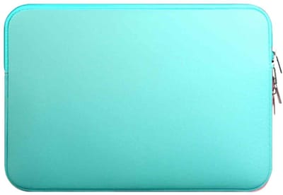 15-inch laptophoes - Zachte beschermhoes - Ritssluiting - Hemelblauw
