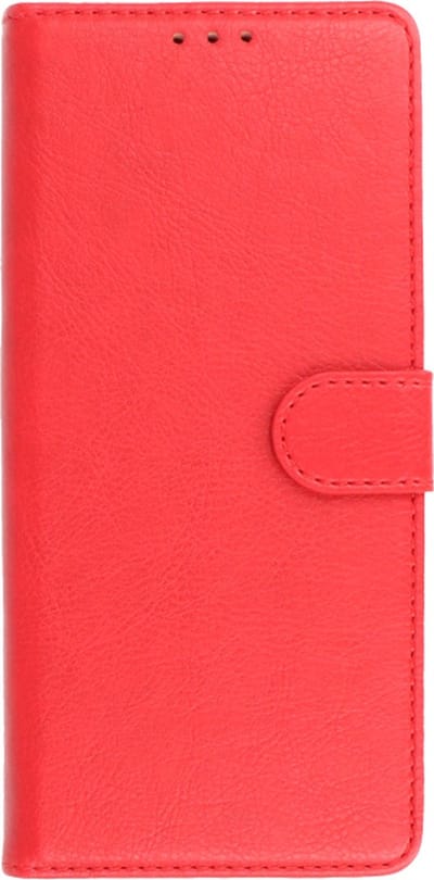 Zakelijke Book Case Telefoonhoesje - Portemonnee Hoesje - Geschikt voor Oppo Find X3 Neo & Reno 5 Pro Plus 5G - Rood