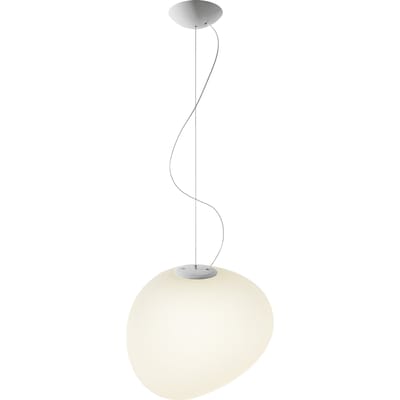 Foscarini Gregg coloured frame Hanglamp - grande - zonder MyLight - bianco