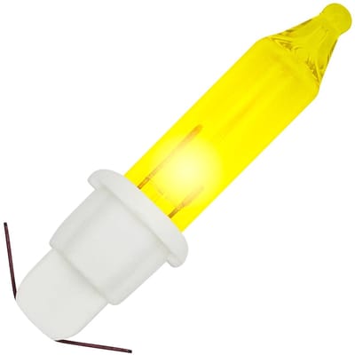 OE Lightning Reserve Kerstlampje - Witte Insteek Fitting - 2.5V/0.425W - Geel Licht