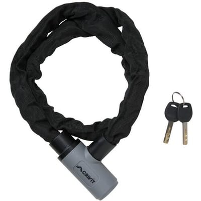 CRIVIT Fietssettingslot / Fietspantserkableslot (Kettingslot met sleutel)