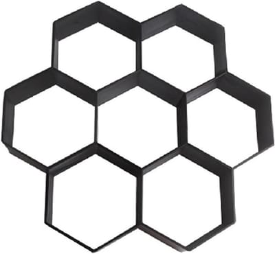 Betonmal Vorm - Tuinpad Mal - Pad Aanleggen - Herbruikbaar Plastic - 40 x 40 cm - Zwart