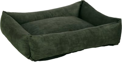 Hondenmand – Kattenmand – Felize Rechthoekig Groen – luxe hondenmand met zachte polyestervulling – M – 80cm