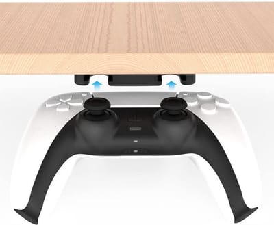 Controller houder onder bureau Playstation 5 en 4 - Controller Houder geschikt voor Playstation 4 en Playstation 5 - bevestiging onder tafel
