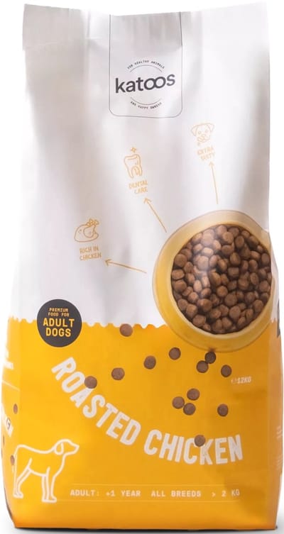 Katoos - Roasted Chicken - Premium food voor volwassen honden - 12 kg