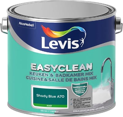 Levis - Easyclean Keuken & Badkamer Mix - Shady Blue A70 - Mengverf - 2,5 L