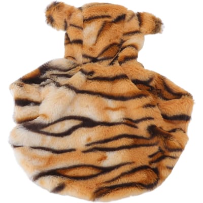 Hond Tijger Halloween Kostuum Klassiek Schattig Warm Opvallende Kleuren Mooie Huisdier Cosplay Tijger Kleding voor Herfst en Winter L