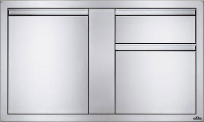 Napoleon grills - Inbouwdeur en afvalkast combinatie groot (115x71 cm)