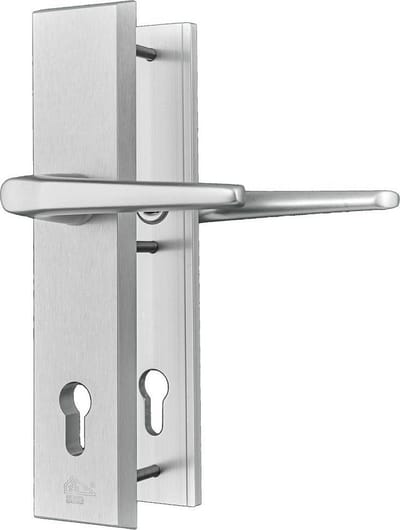 Besa Veiligheidsbeslag 110 kruk-kruk zonder kernbescherming Zilver SKG***