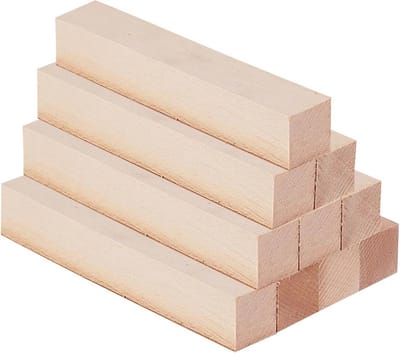 Houten dobbelstenen, 24 stuks, niet-behandeld blokken voor creatief knutselen