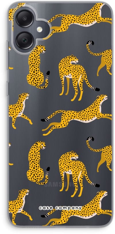 Case Company® - Hoesje geschikt voor Samsung Galaxy A05 hoesje - Luipaard - Soft Cover Telefoonhoesje - Bescherming aan alle Kanten en Schermrand