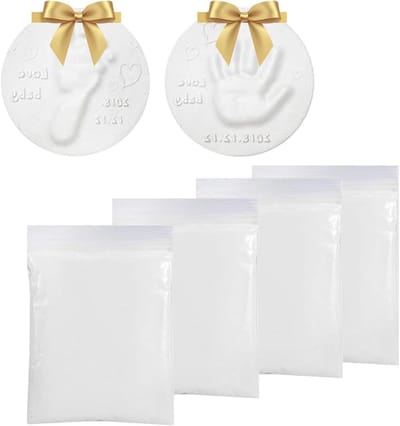 Baby handafdruk en voetafdrukset, baby voetafdrukset, baby afdrukset voor pasgeborenen, klei handafdrukset - ShopVlot