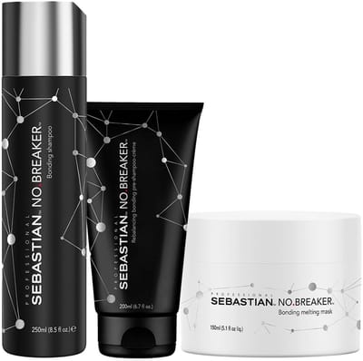Sebastian Professional - NO.BREAKER pre-shampoo, shampoo & haarmasker Voordeelset