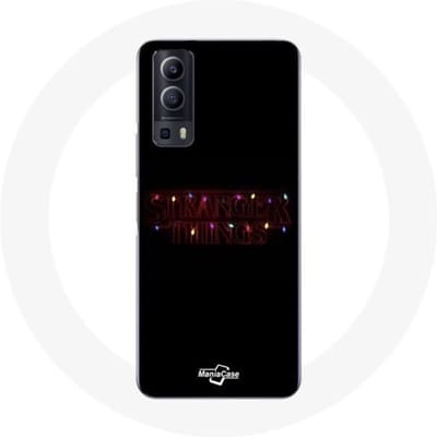 Coque - MANIACASE - Vivo Y72 - Souple - Noir - Stranger Things Joyeux Noël